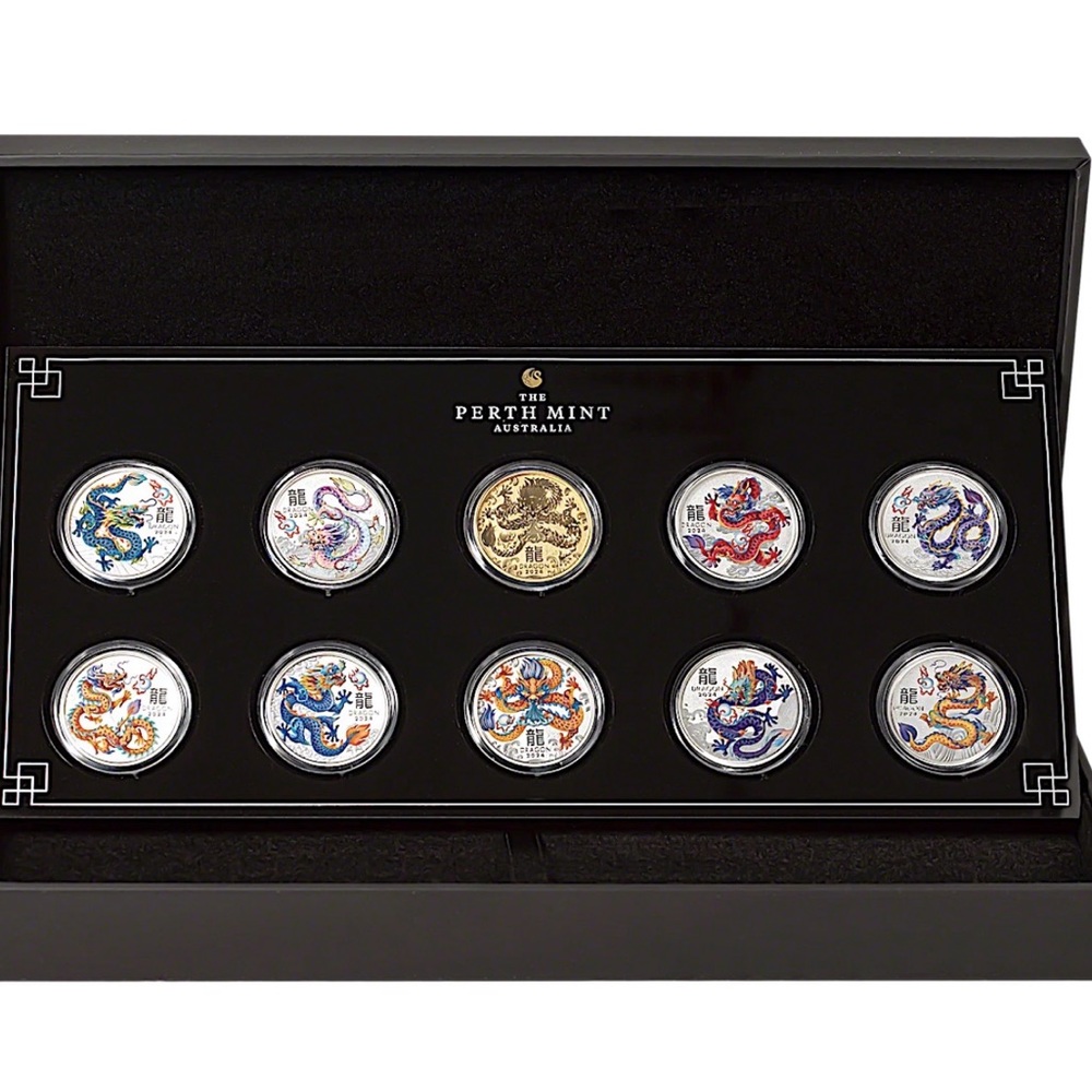 Perth Mint Dragon Coin Set 2024 w/ COA